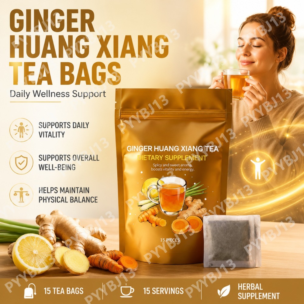 Wellness Herbal Tea Blends - ชาสมุนไพรขิงขมิ้นผสมตะไคร้ รสเลมอน ผสมผสานสารสกัดจากพฤกษศาสตร์เพื่อสุขภาพที่ดีในทุกๆ วัน ชาธรรมชาติ 15